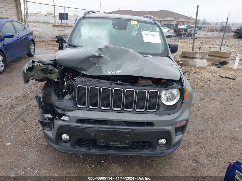 2022 Jeep Renegade Latitude 4X4 VIN: ZACNJDB1XNPN46965 Lot: 40865114