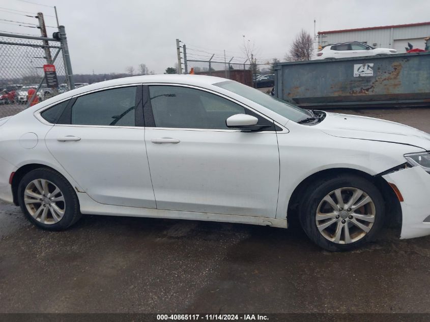 2016 Chrysler 200 Limited VIN: 1C3CCCAB1GN123247 Lot: 40865117