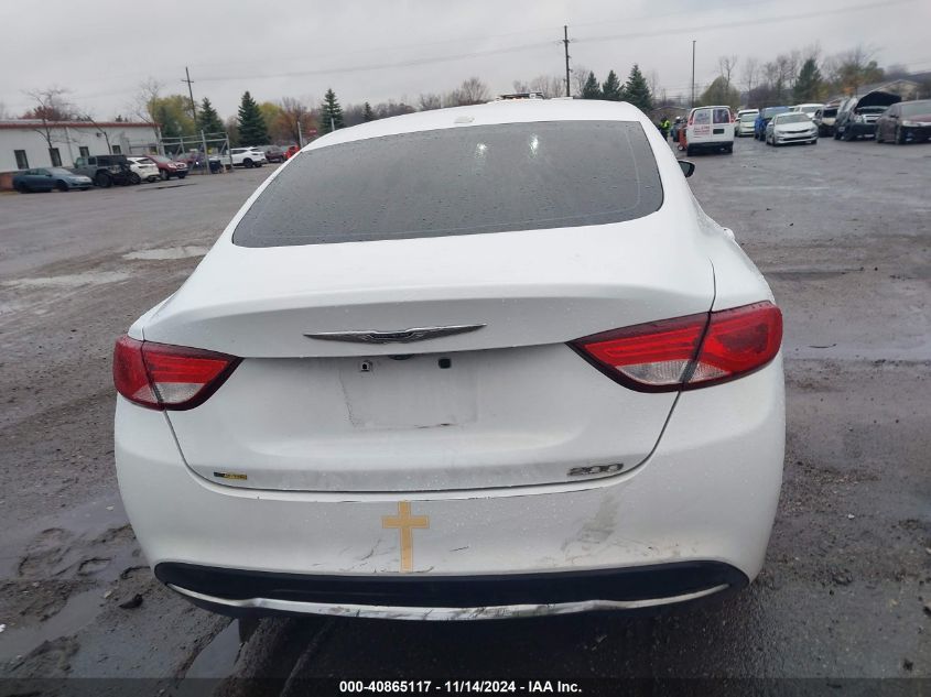 2016 Chrysler 200 Limited VIN: 1C3CCCAB1GN123247 Lot: 40865117