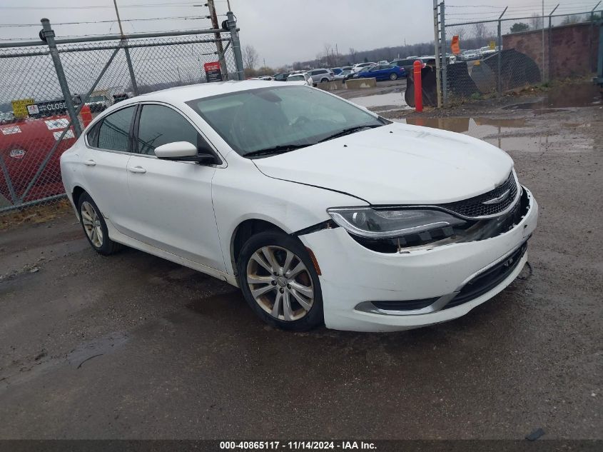 VIN 1C3CCCAB1GN123247 2016 Chrysler 200, Limited no.1