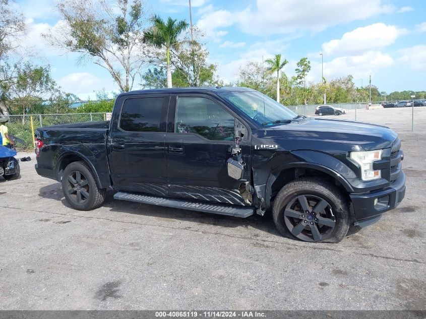 2015 Ford F-150 Lariat VIN: 1FTEW1CG2FFC47853 Lot: 40865119