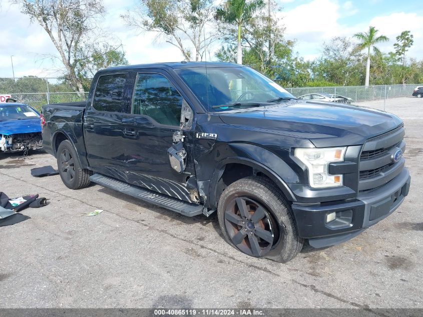 2015 Ford F-150 Lariat VIN: 1FTEW1CG2FFC47853 Lot: 40865119