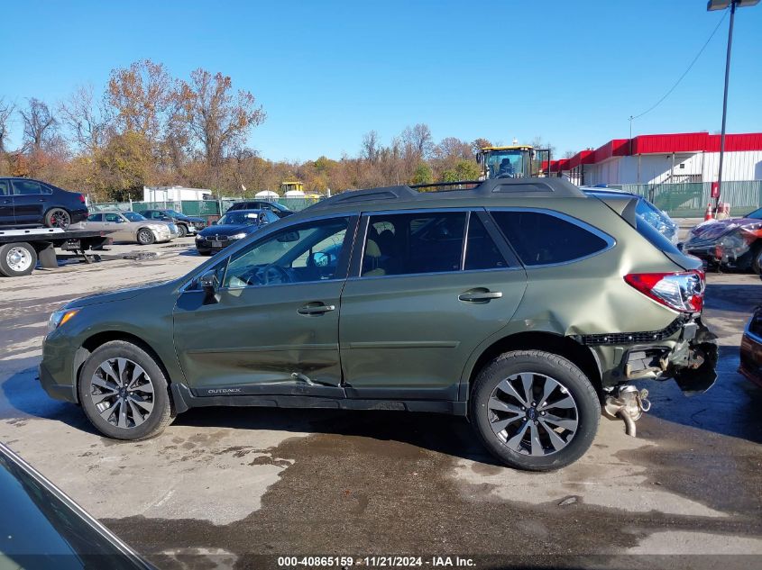 2015 Subaru Outback 3.6R Limited VIN: 4S4BSELC2F3363960 Lot: 40865159