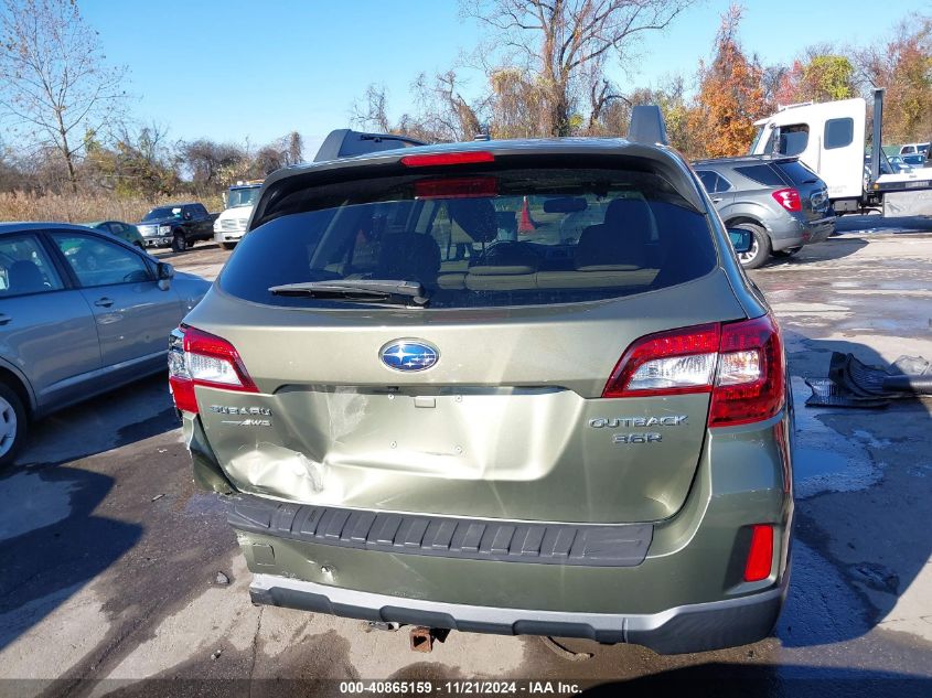 2015 Subaru Outback 3.6R Limited VIN: 4S4BSELC2F3363960 Lot: 40865159