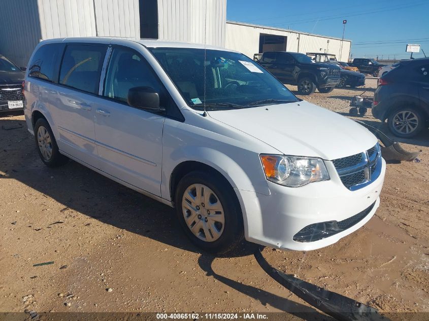 VIN 2C4RDGBGXHR850475 2017 DODGE GRAND CARAVAN no.1