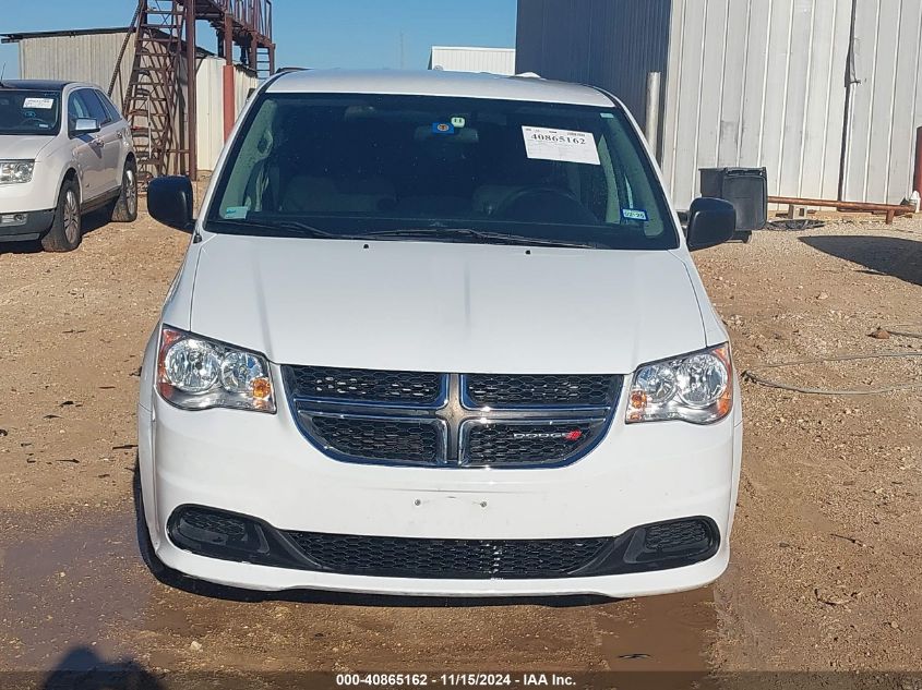 2017 Dodge Grand Caravan Se VIN: 2C4RDGBGXHR850475 Lot: 40865162