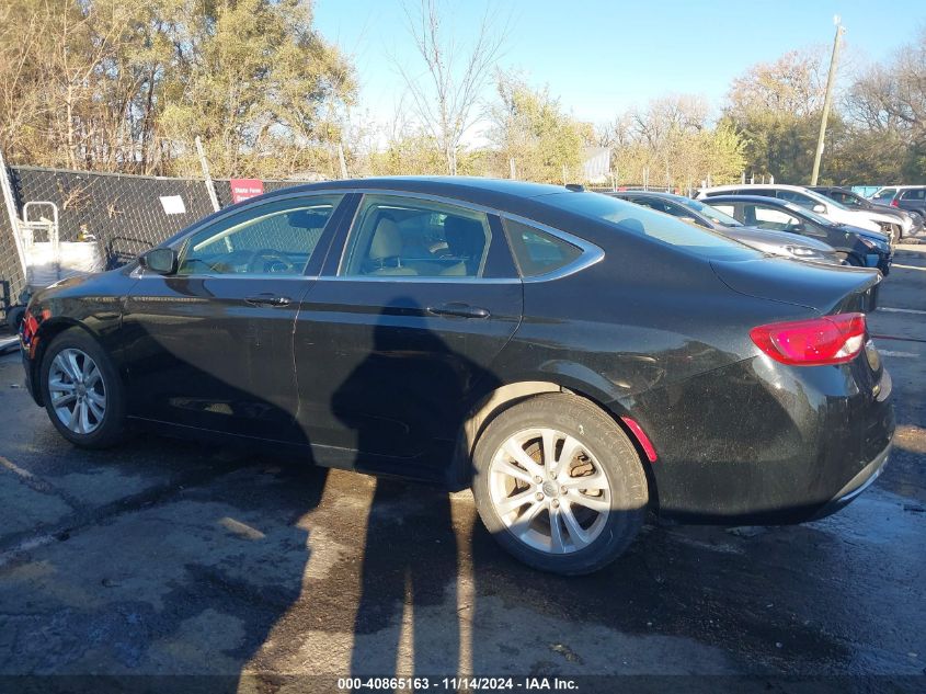 2016 Chrysler 200 Limited VIN: 1C3CCCAB0GN127127 Lot: 40865163