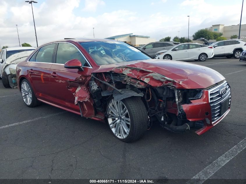 2019 AUDI A4 PREMIUM PLUS - WAUENAF40KA067487