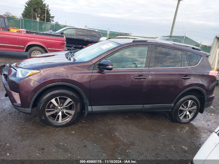 2018 Toyota Rav4 Adventure/Xle VIN: 2T3RFREV1JW839196 Lot: 40865175