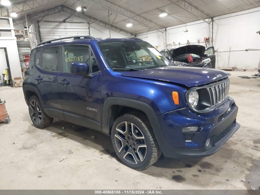 2021 Jeep Renegade Latitude 4X4 VIN: ZACNJDBBXMPM44573 Lot: 40865185