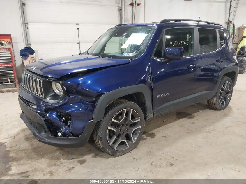 2021 Jeep Renegade Latitude 4X4 VIN: ZACNJDBBXMPM44573 Lot: 40865185