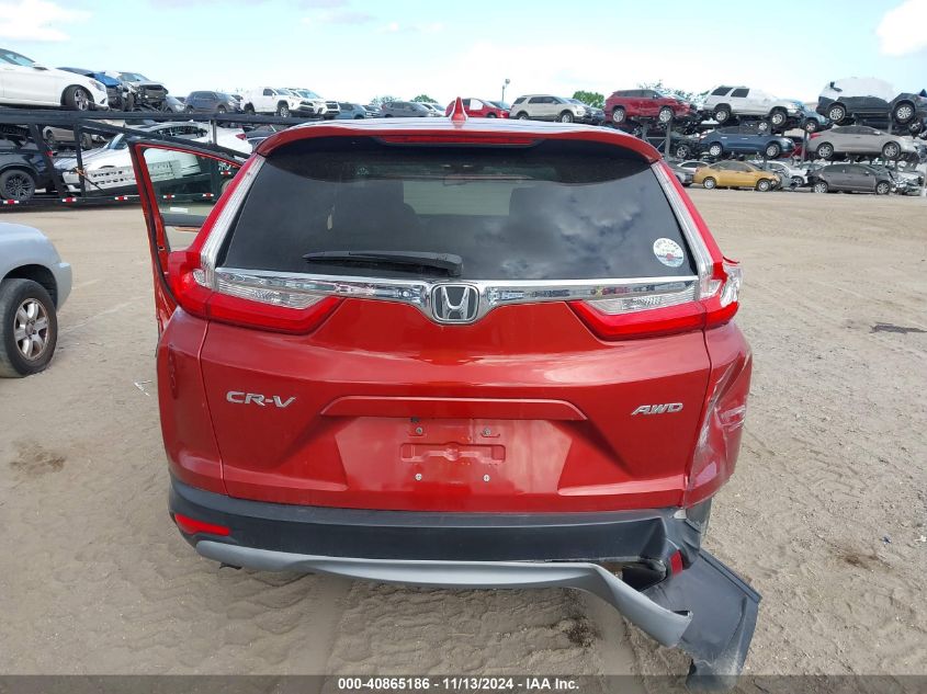 2018 Honda Cr-V Ex-L/Ex-L Navi VIN: 2HKRW2H88JH686837 Lot: 40865186