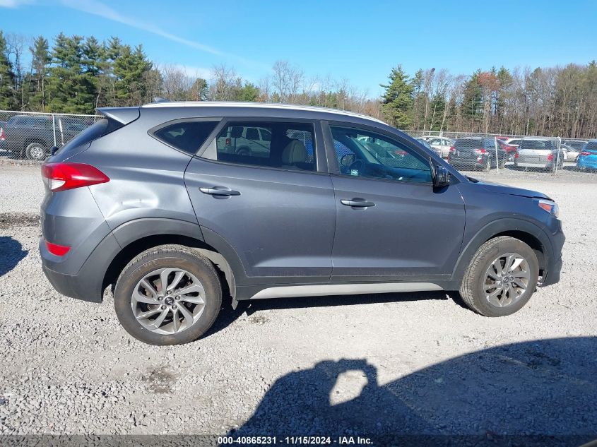 2018 Hyundai Tucson Sel VIN: KM8J3CA44JU720504 Lot: 40865231