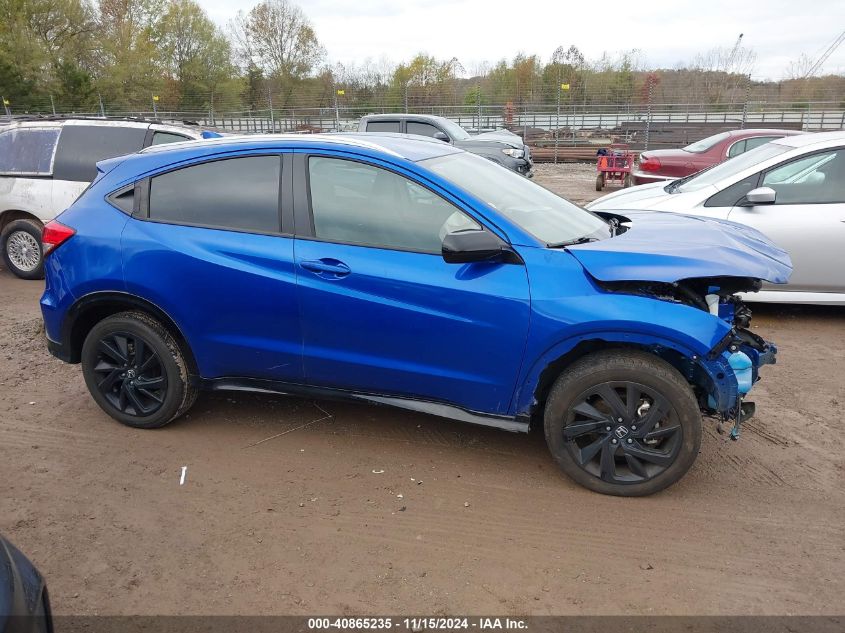 2022 Honda Hr-V Awd Sport VIN: 3CZRU6H12NM747416 Lot: 40865235