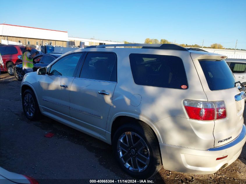 2011 GMC Acadia Denali VIN: 1GKKRTED4BJ224501 Lot: 40865304