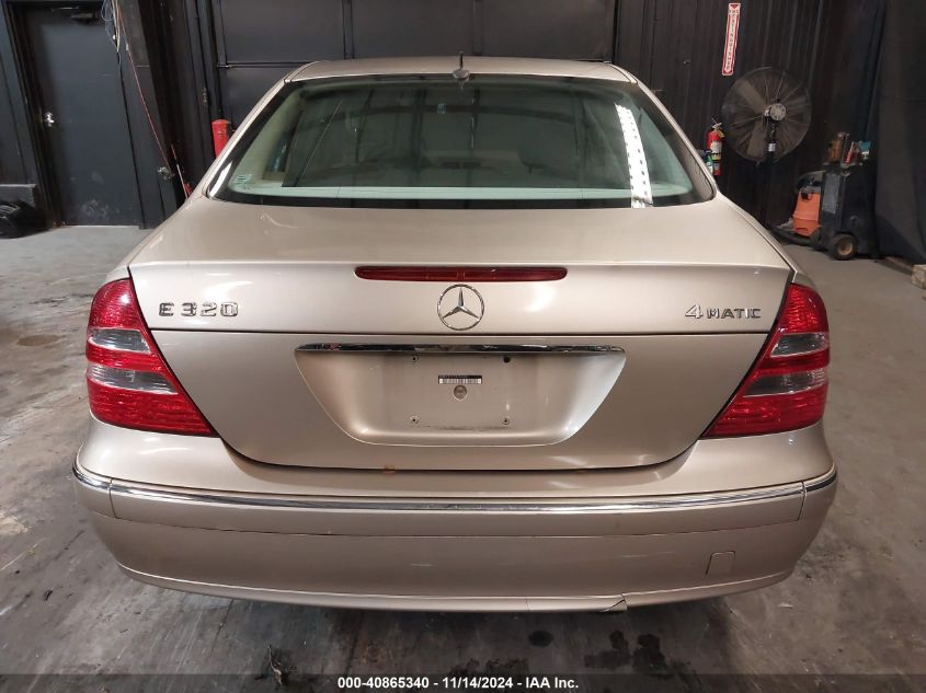 2005 Mercedes-Benz E 320 4Matic VIN: WDBUF82J15X174368 Lot: 40865340