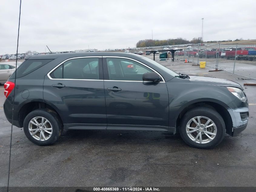 2017 Chevrolet Equinox Ls VIN: 2GNFLEEK2H6138979 Lot: 40865369