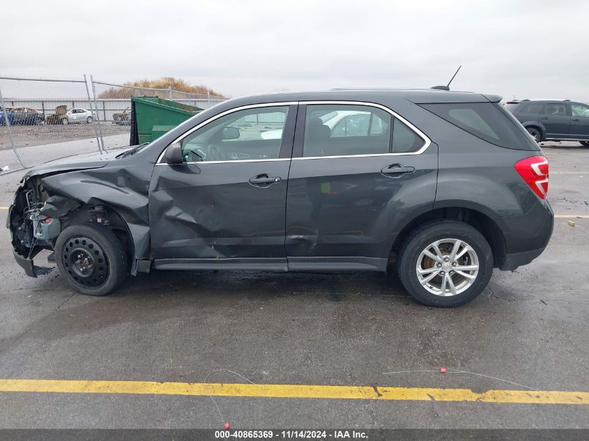 2017 Chevrolet Equinox Ls VIN: 2GNFLEEK2H6138979 Lot: 40865369