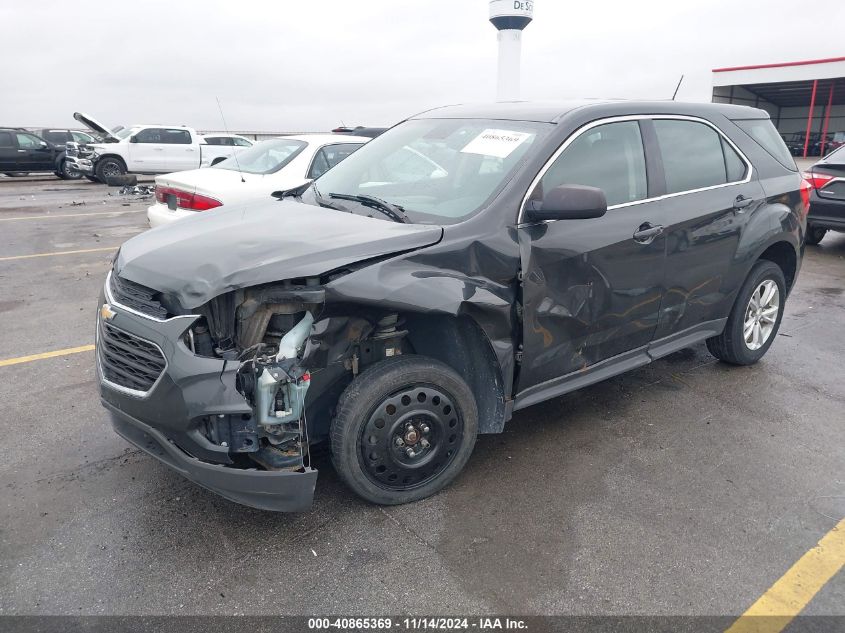 VIN 2GNFLEEK2H6138979 2017 Chevrolet Equinox, LS no.2