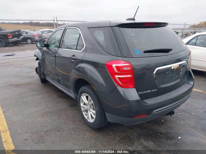 VIN 2GNFLEEK2H6138979 2017 Chevrolet Equinox, LS no.3