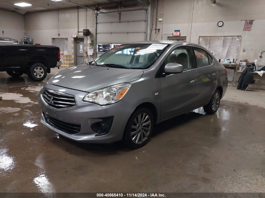 VIN ML32F3FJ3JHF00428 2018 Mitsubishi Mirage, G4 ES no.2