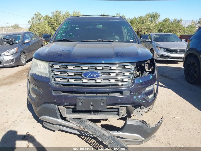 2016 Ford Explorer Xlt VIN: 1FM5K7D88GGC41181 Lot: 40865411