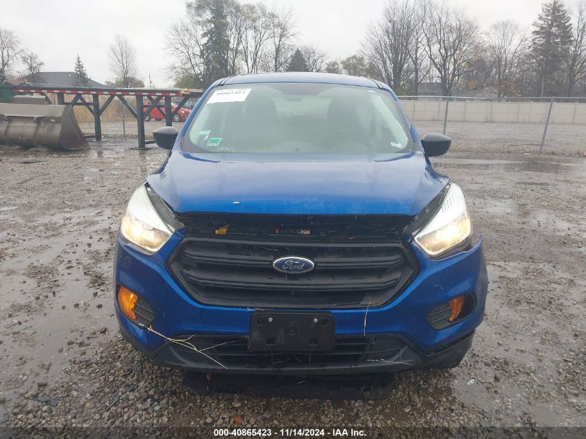 2017 Ford Escape S VIN: 1FMCU0F7XHUC01328 Lot: 40865423