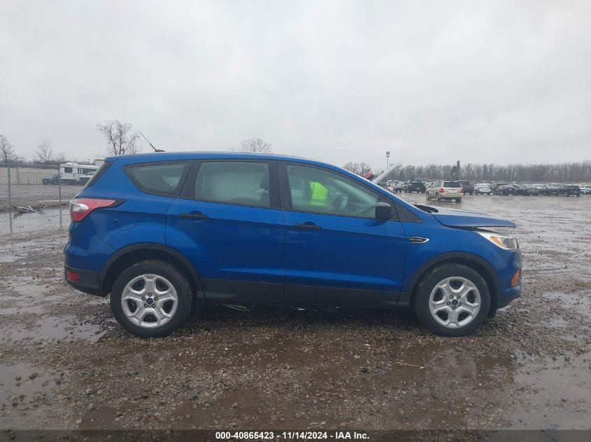 2017 Ford Escape S VIN: 1FMCU0F7XHUC01328 Lot: 40865423