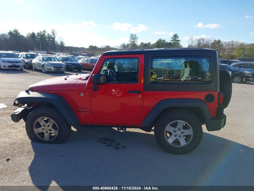 2015 Jeep Wrangler Sport VIN: 1C4AJWAGXFL505387 Lot: 40865428