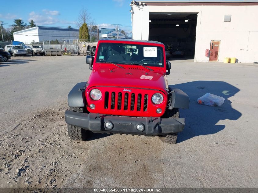 2015 Jeep Wrangler Sport VIN: 1C4AJWAGXFL505387 Lot: 40865428