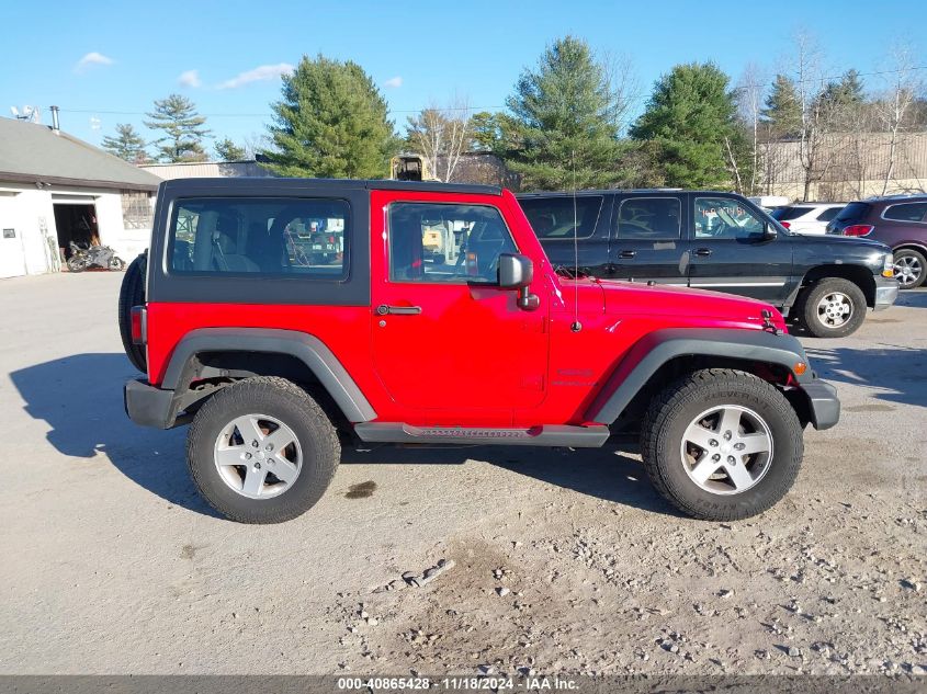 2015 Jeep Wrangler Sport VIN: 1C4AJWAGXFL505387 Lot: 40865428