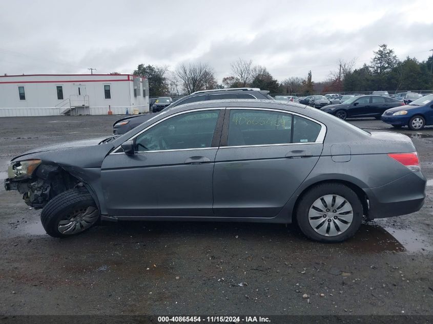 2009 Honda Accord 2.4 Lx VIN: 1HGCP263X9A025440 Lot: 40865454