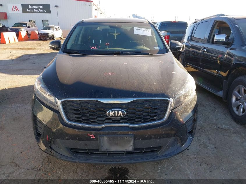 2019 Kia Sorento 2.4L Lx VIN: 5XYPG4A35KG548325 Lot: 40865465