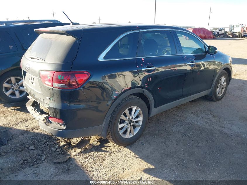 2019 Kia Sorento 2.4L Lx VIN: 5XYPG4A35KG548325 Lot: 40865465