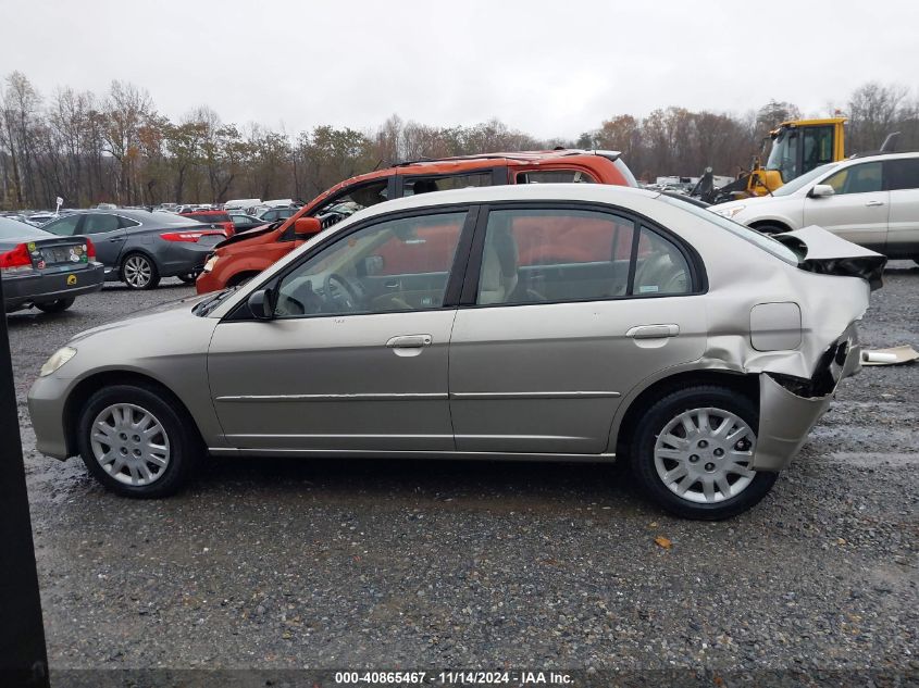 2004 Honda Civic Lx VIN: 1HGES16564L014886 Lot: 40865467