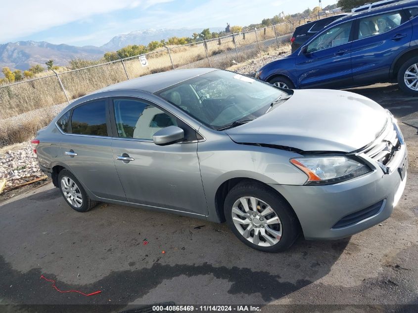 2013 Nissan Sentra Sv VIN: 3N1AB7AP9DL638293 Lot: 40865469