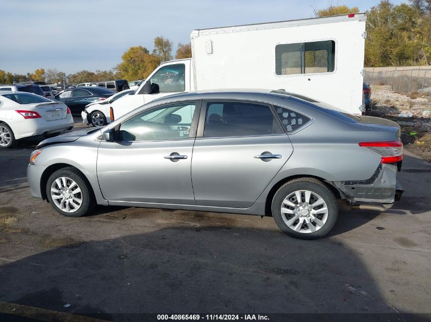 2013 Nissan Sentra Sv VIN: 3N1AB7AP9DL638293 Lot: 40865469