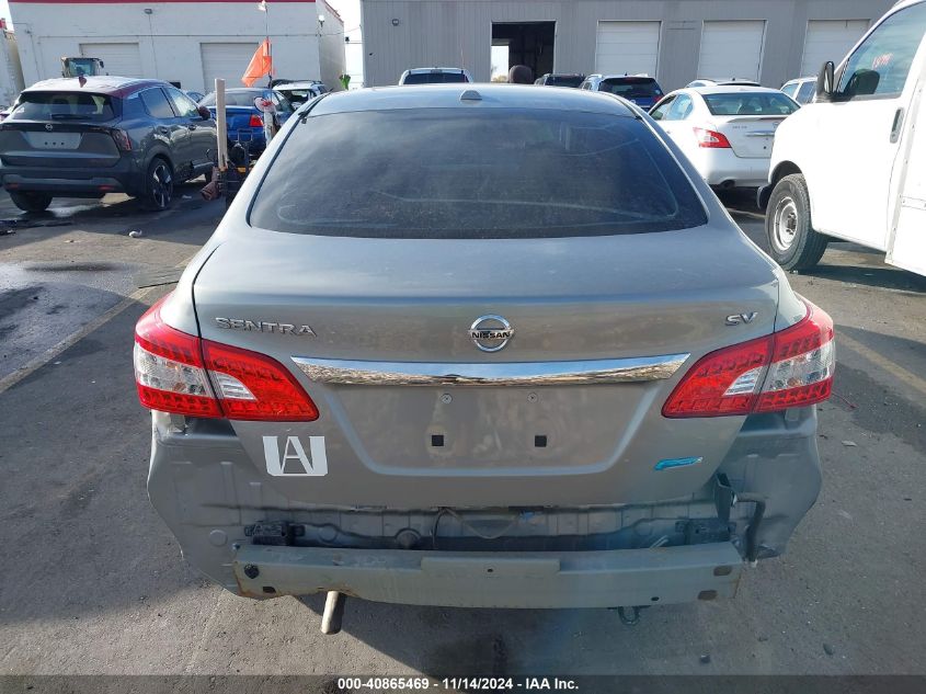 2013 Nissan Sentra Sv VIN: 3N1AB7AP9DL638293 Lot: 40865469