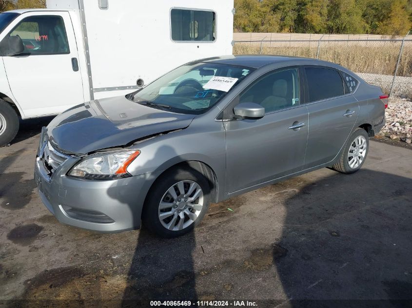 2013 Nissan Sentra Sv VIN: 3N1AB7AP9DL638293 Lot: 40865469