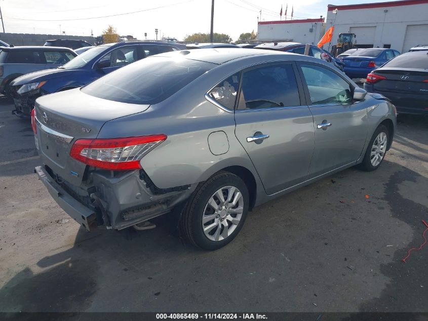 2013 Nissan Sentra Sv VIN: 3N1AB7AP9DL638293 Lot: 40865469