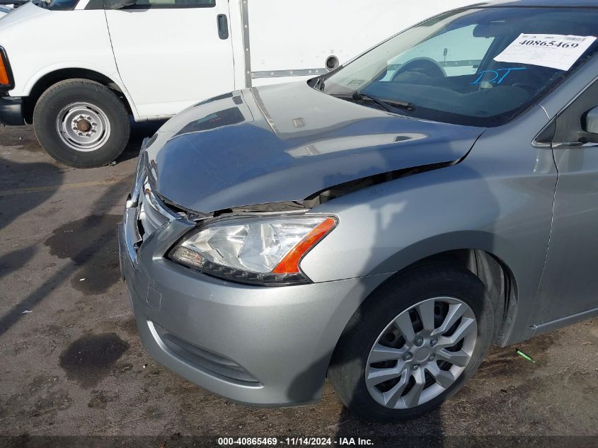 2013 Nissan Sentra Sv VIN: 3N1AB7AP9DL638293 Lot: 40865469