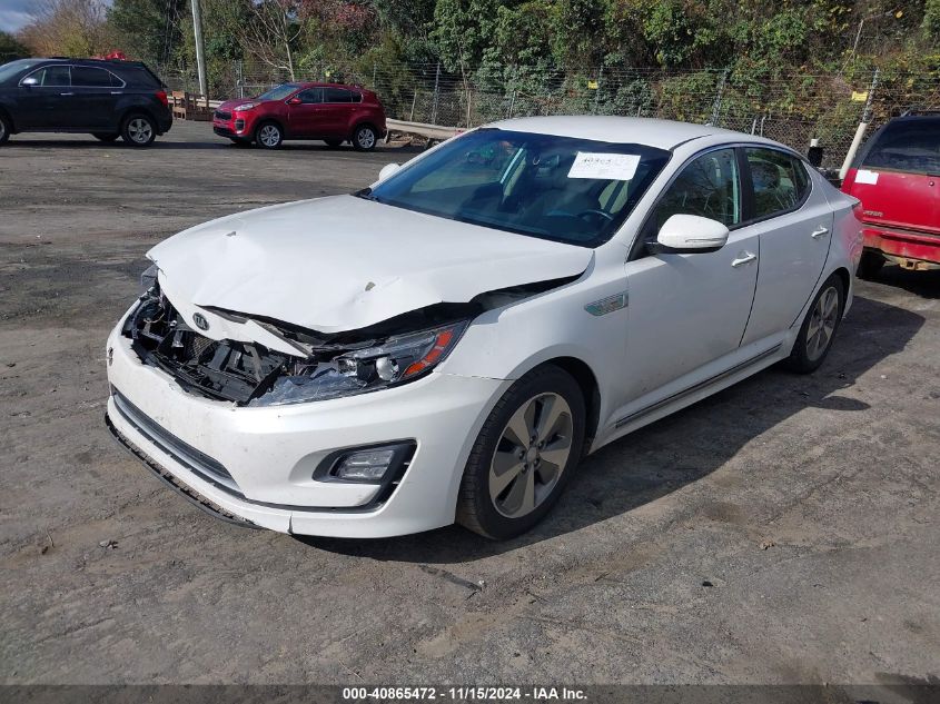 VIN KNAGN4AD1F5091703 2015 KIA Optima, Hybrid EX no.2