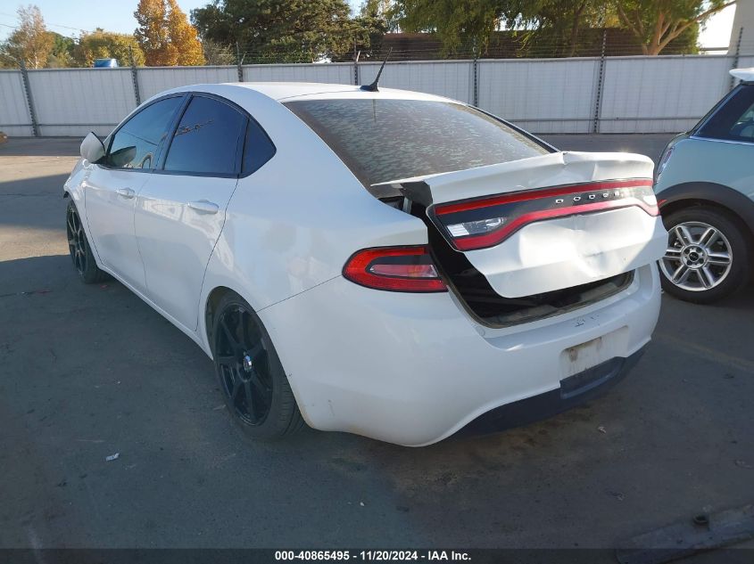 2015 Dodge Dart Sxt VIN: 1C3CDFBB1FD351170 Lot: 40865495