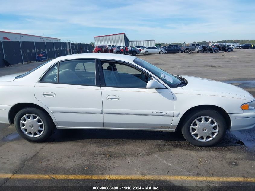 2000 Buick Century Custom VIN: 2G4WS52J3Y1140014 Lot: 40865498