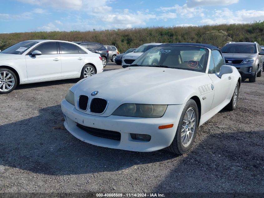 2002 BMW Z3 2.5I VIN: 4USCN33442LM06356 Lot: 40865509