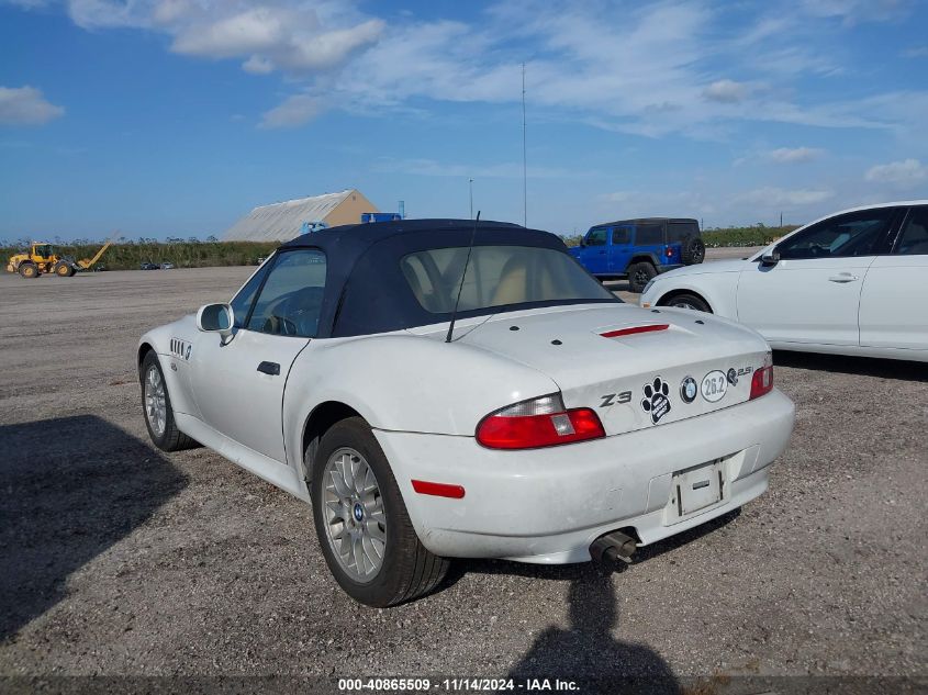 2002 BMW Z3 2.5I VIN: 4USCN33442LM06356 Lot: 40865509