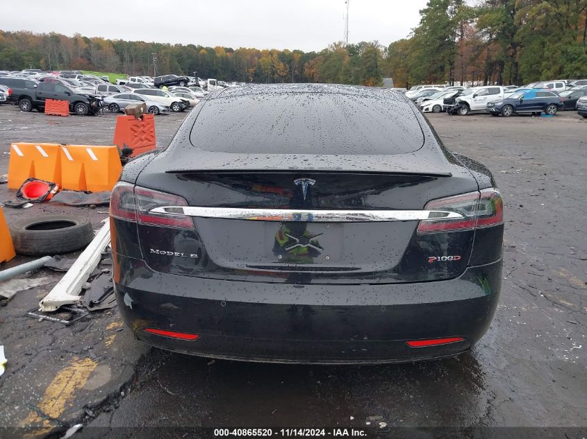 2018 Tesla Model S 100D/75D/P100D VIN: 5YJSA1E41JF255038 Lot: 40865520