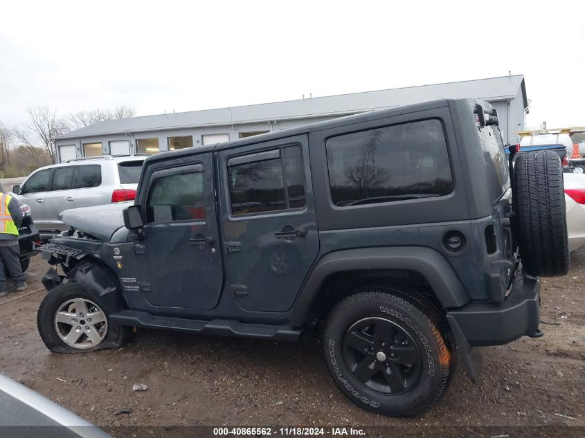 2017 Jeep Wrangler Unlimited Sport VIN: 1C4BJWDG8HL617236 Lot: 40865562