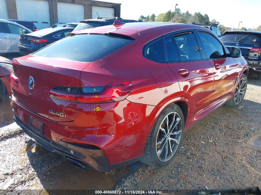 2019 BMW X4 M40I VIN: 5UXUJ5C51KLJ62948 Lot: 40865572