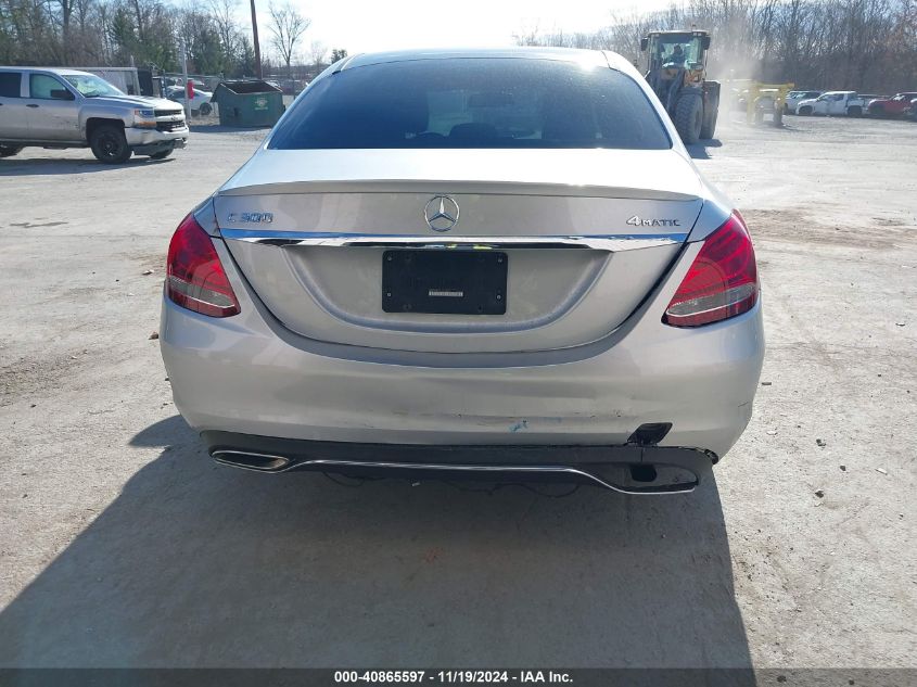 2018 Mercedes-Benz C 300 4Matic VIN: 55SWF4KB9JU268223 Lot: 40865597